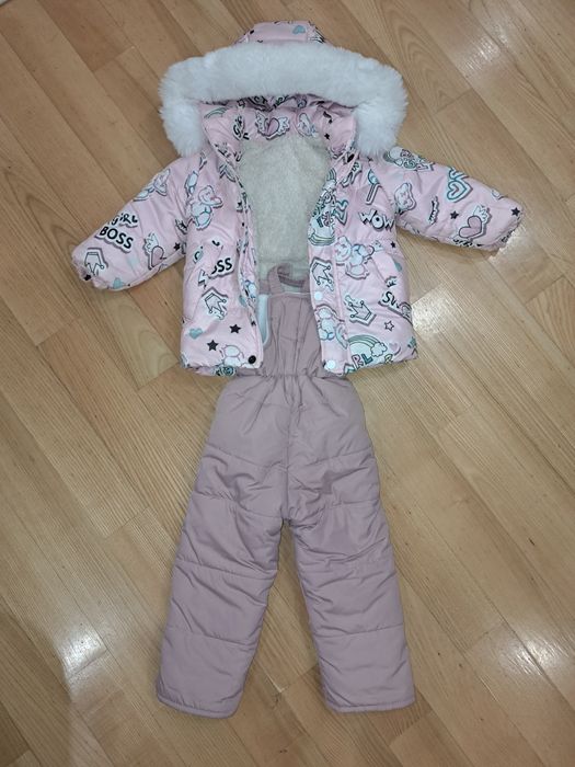 Топ! Продам дитячий зимовий теплий комплект з куртки та штанів 86 р