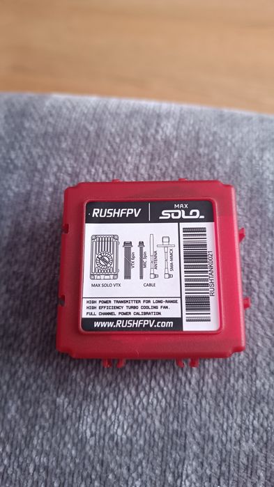 VTX Rush Max Solo 2500mW 2.5W 5.8GHz відеопередавач FPV RushFPV+ камера