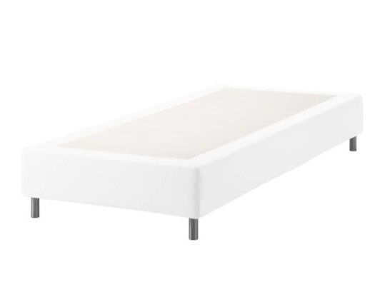 1 x Cama de solteiro de L.90cm (só sommier) sem Cabeceira