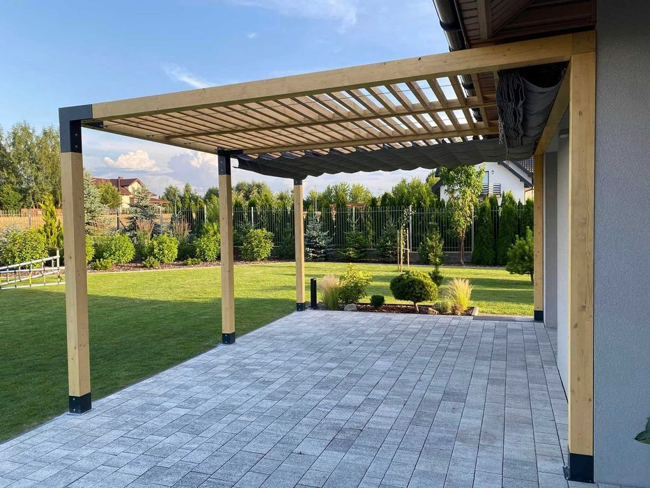 Zabudowa tarasu, pergola, wiata