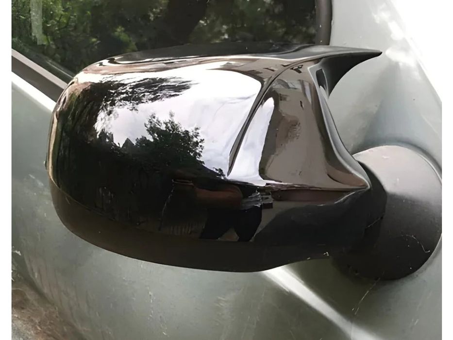 Renault Sandero 2007-2013 рр. Накладки на дзеркала BMW-Style (2 шт)