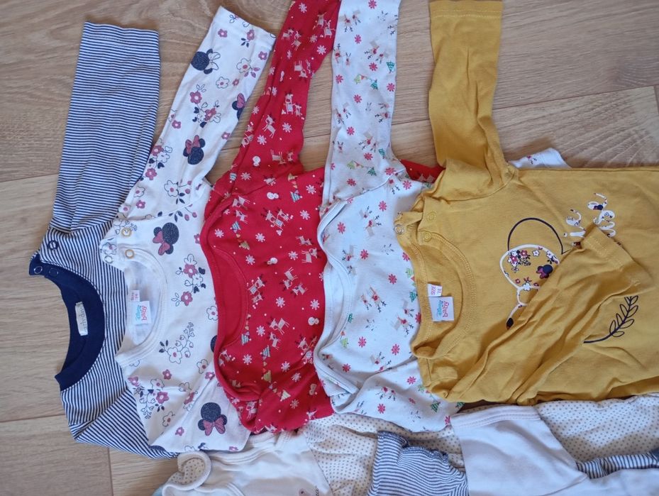 Śpiochy i body dla dziewczynki