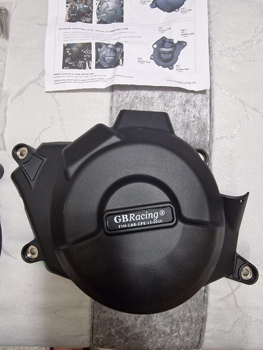 Tampas protecção secundárias motor mota BMW