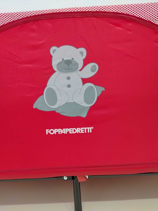Foppapedretti Teddytour łóżko turystyczne 127x67cm czerwone D421