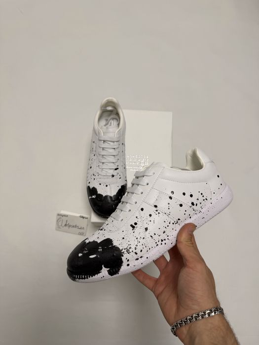 кеды Maison Margiela Gats Low white painted mmy