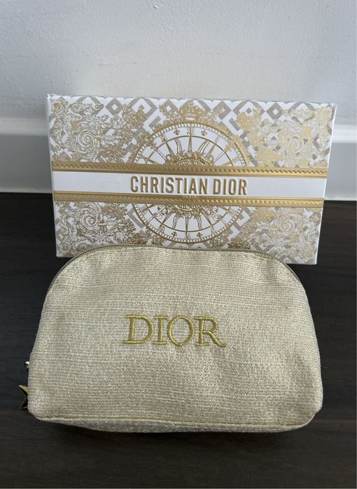Kosmetyczka christian dior nowa złota capture totale trousse pouch
