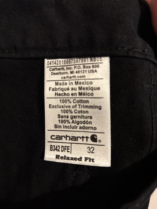 Calção Preto da Carhartt tamanho M