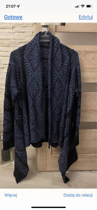 Karigan granatowy l/xl-25zl