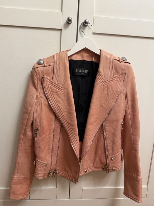 Balmain Paris шкіряна косуха, 100% lambskin