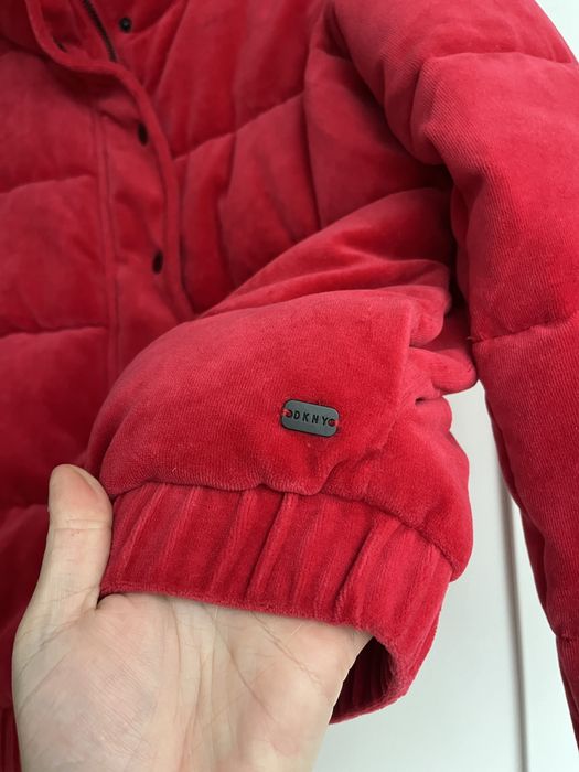 DKNY kurtka damska welurowa