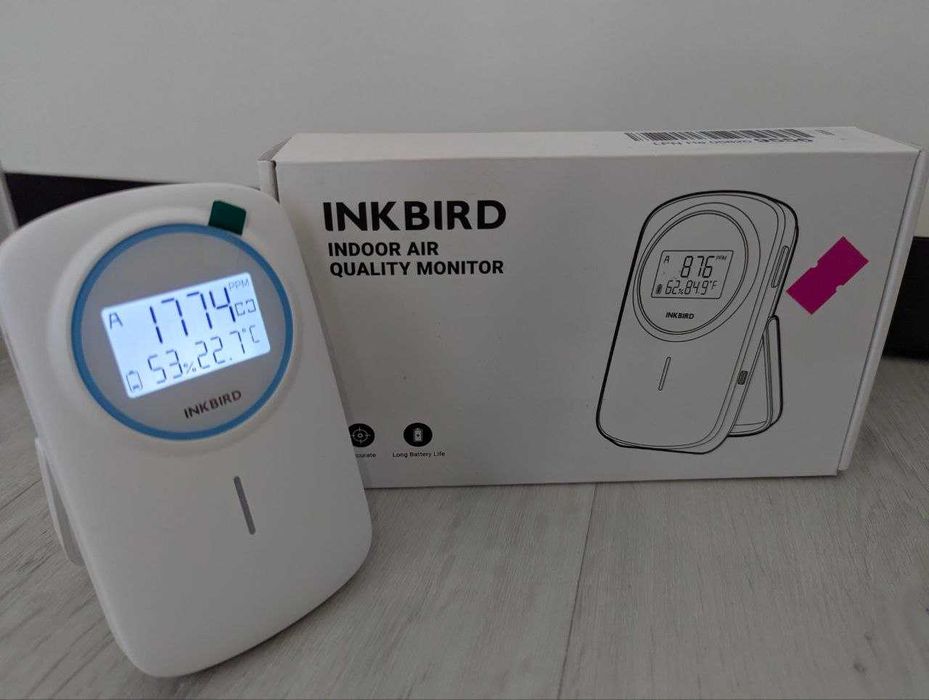 INKBIRD IAM-T2 CO2 монітор якості повітря датчик углекислого газа аналізатор повітря Bluetooth температура вологість блютус кліматичний воздуха