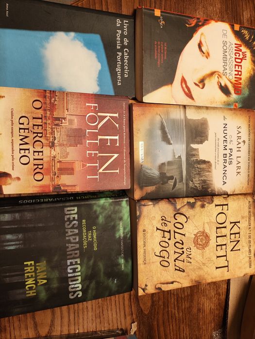 Livros diversos Ken follet, val Mcdermid, Peter James Richard zimler