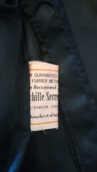 Casaco comprido astrakan