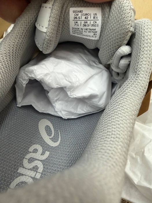 ASICS GEL-NYC Cream/Cloud Grey / Асікс сірий / нові, оригінал