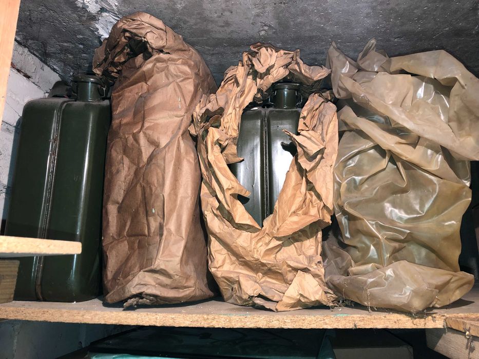 Kanister 20 l na benzynę, z czasów PRL