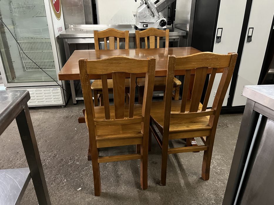 Mesa e cadeiras conjunto de 1 mesa + 4 cadeiras