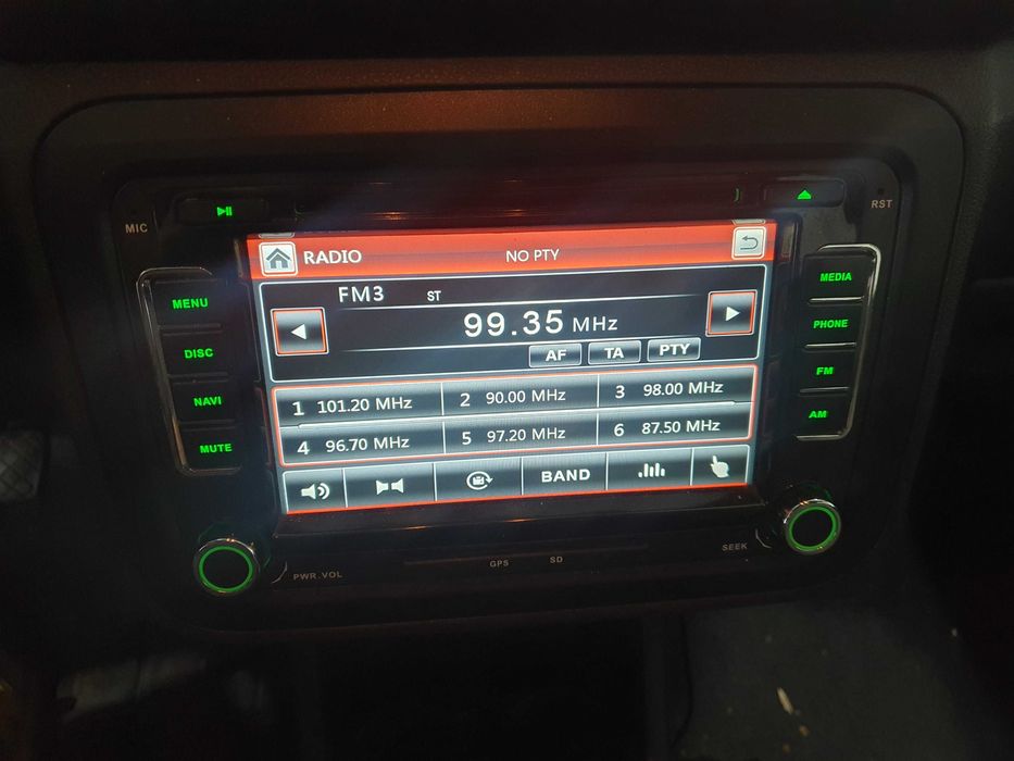 Radio 2 din Skoda Fabia 2 navi usb sd sprawne