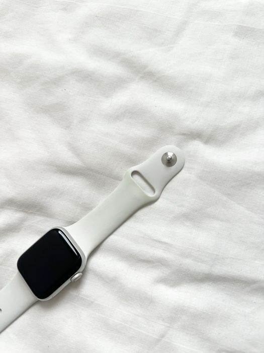 apple watch relógio SE 2022 40mm gps+cellular 2 geracao white silver