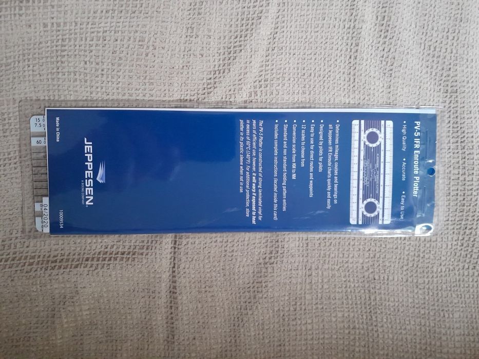 JEPPESEN PV-5 IFR enroute Plotter