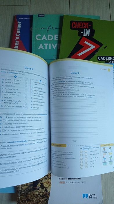 Cadernos actividades 7* ano