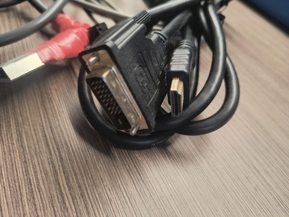 Pakiet kabli, Xbox 360audio video, HDMI dsub USB jak na foto