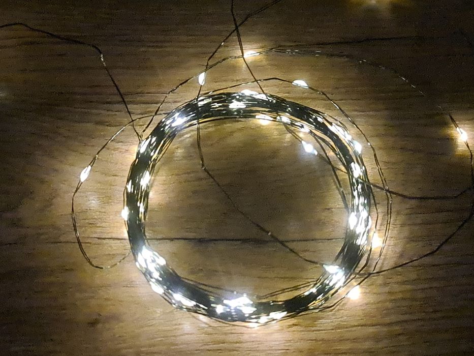 Solarne Lampki na drzewko LED 10 m 100 lampek