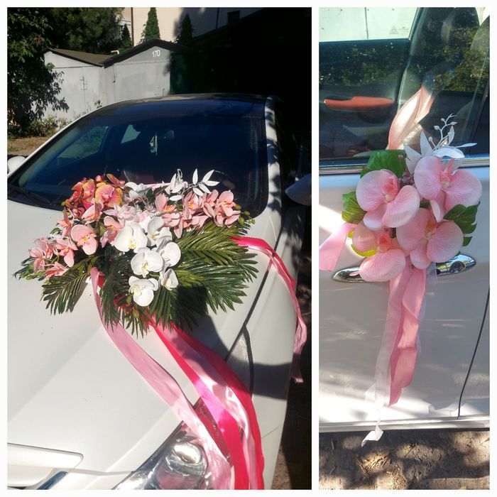 Свадебные украшения для авто