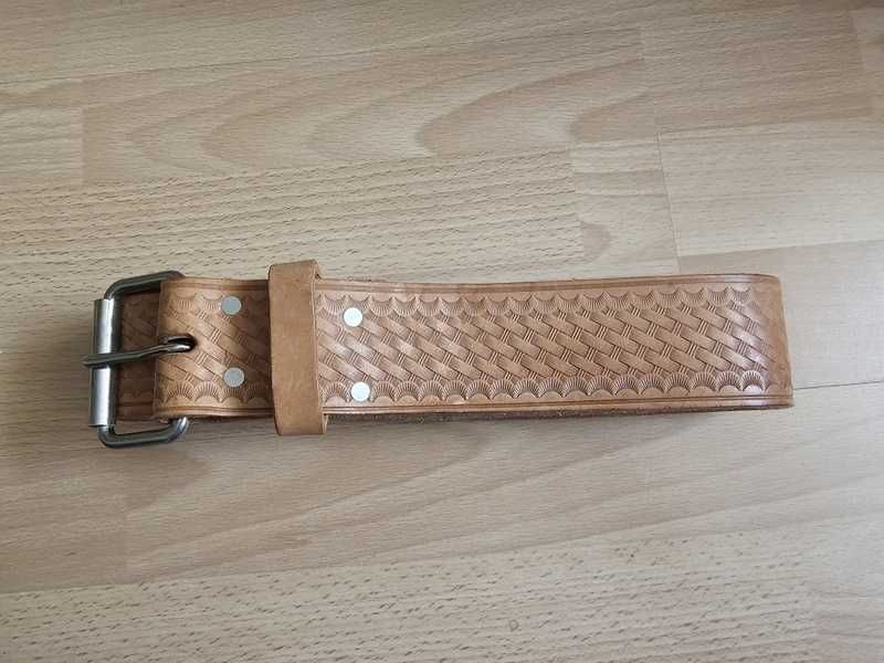 Skórzany pasek męskie Made in Mexico