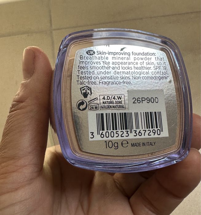 True match minerals L’Oréal Paris (base em pó mineral)