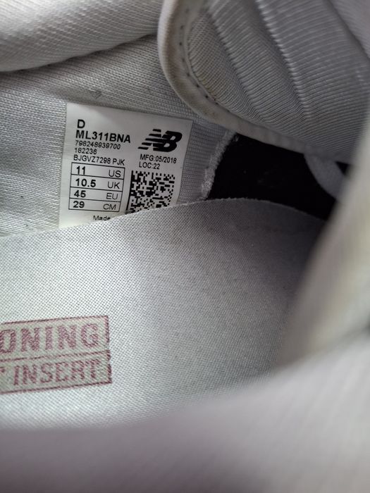 Кроссовки New Balance 311 Black Red