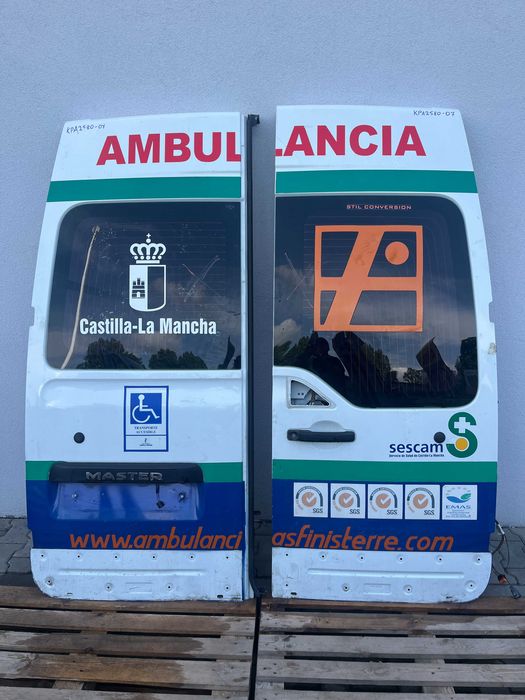 Komplet Drzwi Tylnych Renault Master III / Opel Movano B KPA2580-07