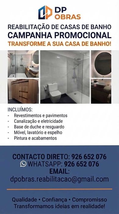 Reabilitamos, Renovamos e Transformamos o Seu Espaço!