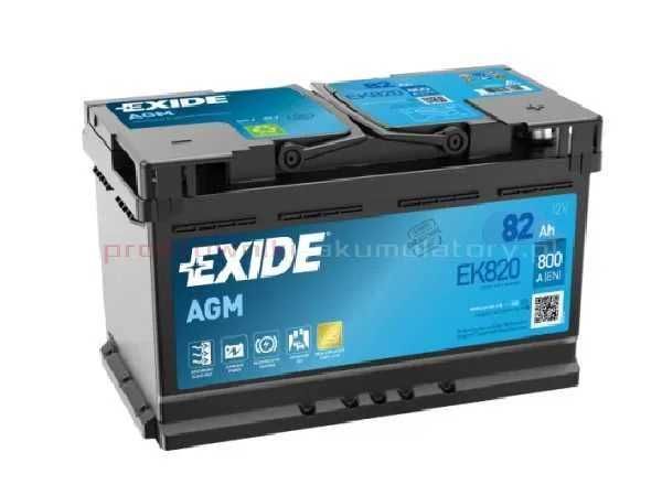 Akumulator EXIDE 82AH 800A AGM EK820 Grunwaldzka 33