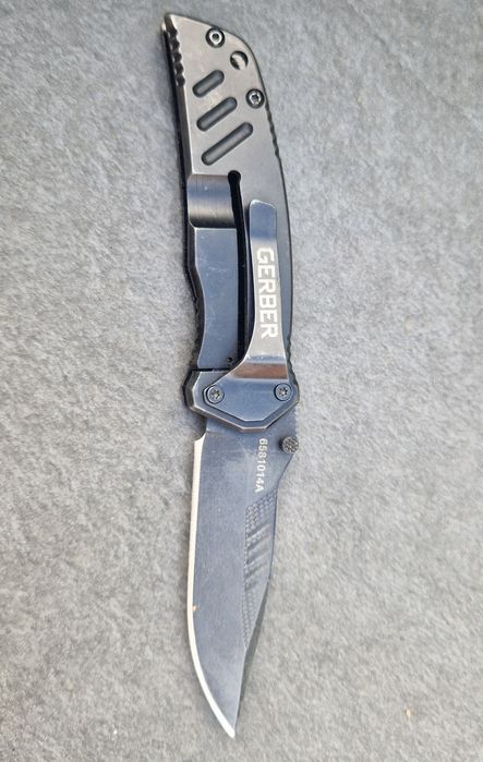 Nóż składany Gerber Ripstop I Fine Edge / Czarny Titan Coated / EDC