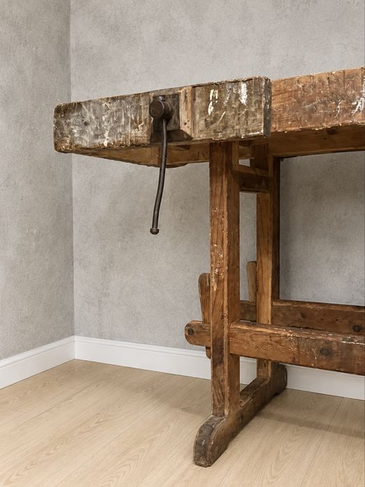 consola mesa bancada carpinteiro aparador movel tv antiga rustica