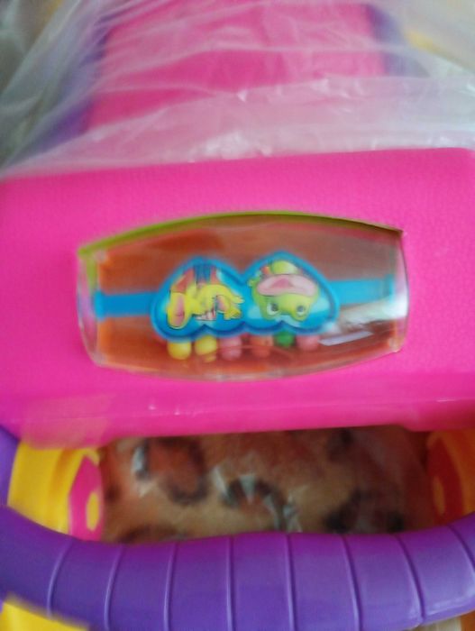 Jeździk chodzik pchacz interaktywny baby walker 18M+