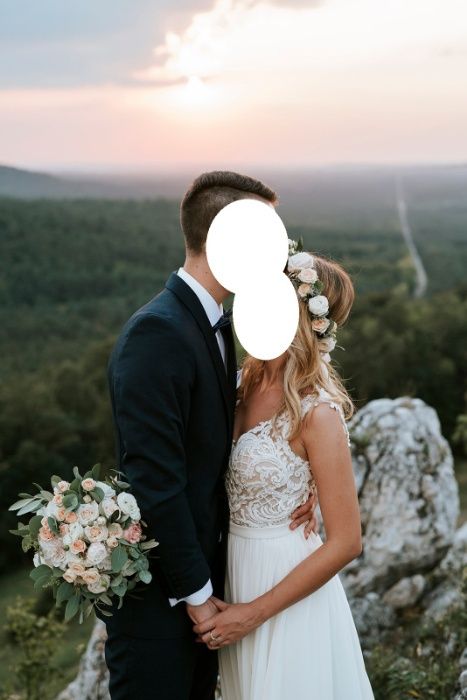 Suknia ślubna z rozcięciem NABLA Provence/Placida