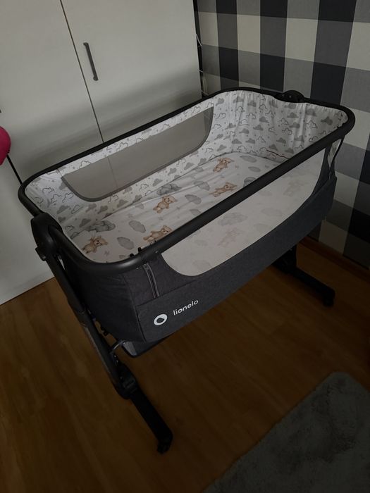 Łóżeczko niemowlęce dostawne, łóżko dostawka lionelo timon