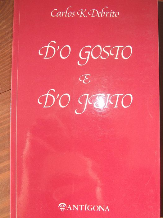 2 LIVROS DE CARLOS K. DEBRITO da editora Antígona