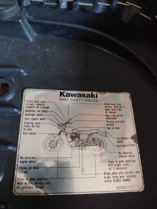 Kawasaki w650-Peças Originais