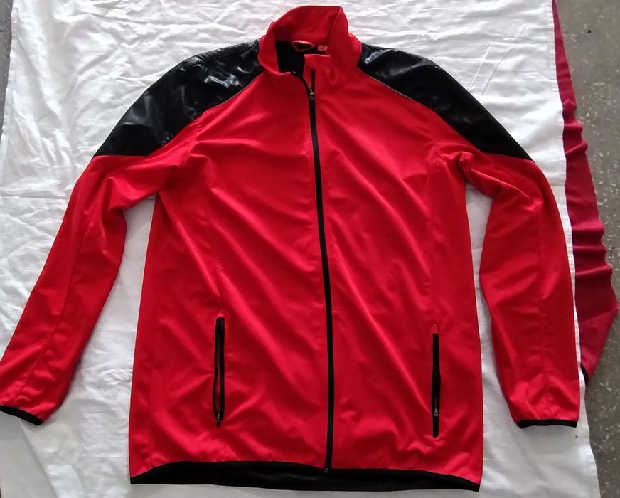 Bluza kolarska CRIVIT  2 kieszene boczne zapinane na zamek błyskawiczn