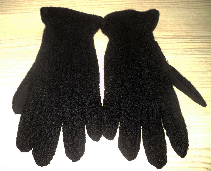 Nowe męskie zimowe rękawice boukle i skóra