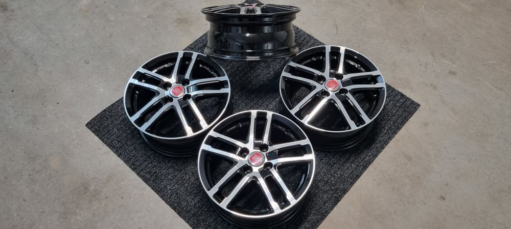 Fiat Sedici 15" Felgi aluminiowe 5x114.3 Sedici Czarny Poler alufelgi