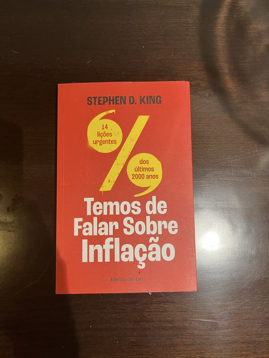 Livro “Temos de falar sobre inflação” por Stephen King