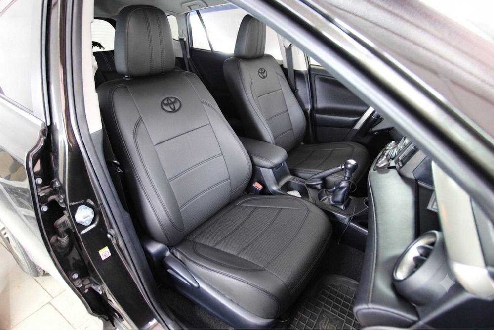 Авточехлы TOYOTA RAV4 Экокожа Модельные Новые EMC-ELEGANT
