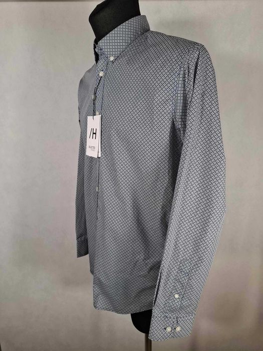 SELECTED HOMME Slim Nowa Koszula Męska L 42 Oryginalna Bawełna 100%