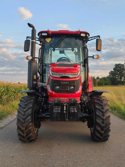Ciągnik rolniczy Hanwo o mocy 75KM, klimatyzacja, obciążniki kredyt 0%