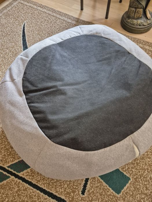 Кресло Мешок Груша Рогожка размер Большой Серый