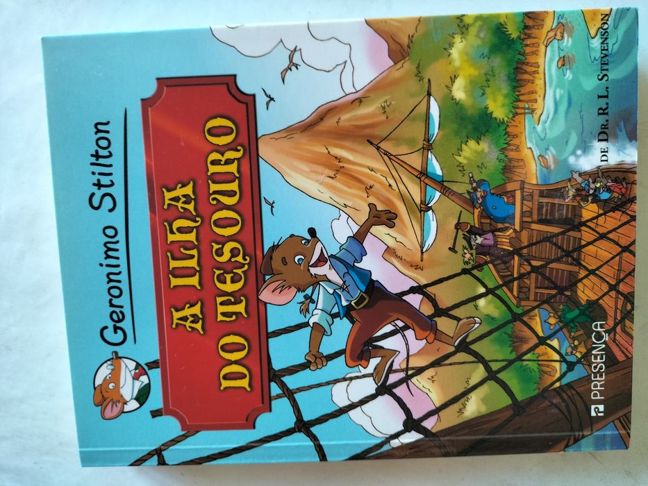 Livro Gerónimo Stilton, "A Ilha do Tesouro "