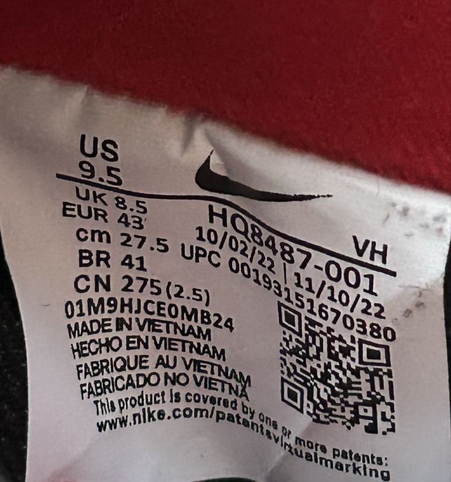 Supreme x Nike SB Dunk Low 94 Black, 43 розмір(27.5см)